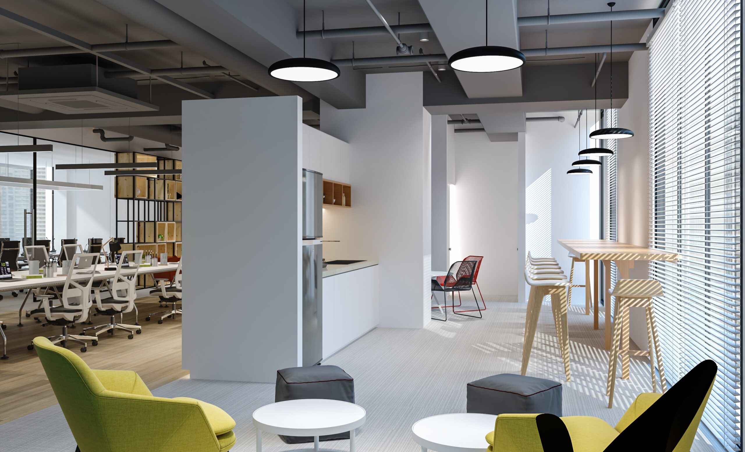 room-with-table-chairs-wall-bookshelves-min